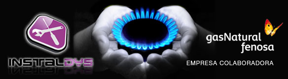 Instalador lampista, instalando gas natural